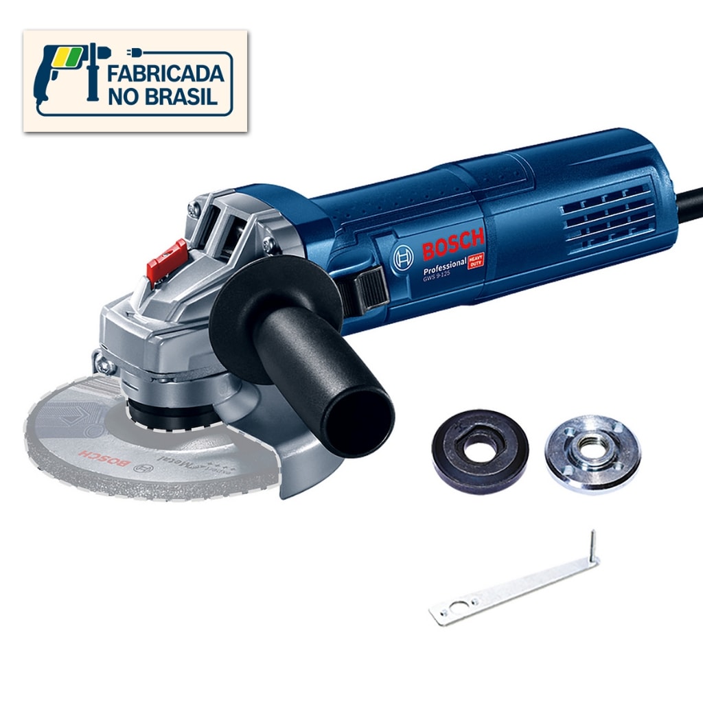 Imagem do Esmerilhadeira Gws 9 125 Bosch 900w 5 Angular