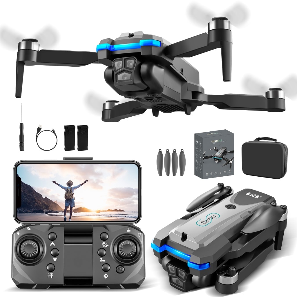 Imagem do Drone S8s Pro Max Motor Brushless Camera Hd 4k 2 Baterias