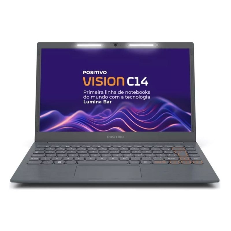 Imagem do Notebook Positivo Vision C14 Lumina Bar Celeron 4gb 128gb Emmc Tela 14 Hd Antirreflexo Windows 11