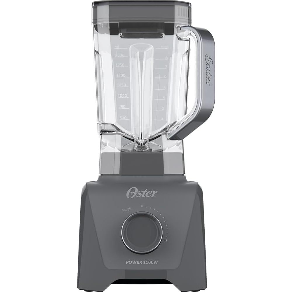 Imagem do Liquidificador Power Oster 12 Velocidades Pulsar 3 2l 1100 Full Cinza