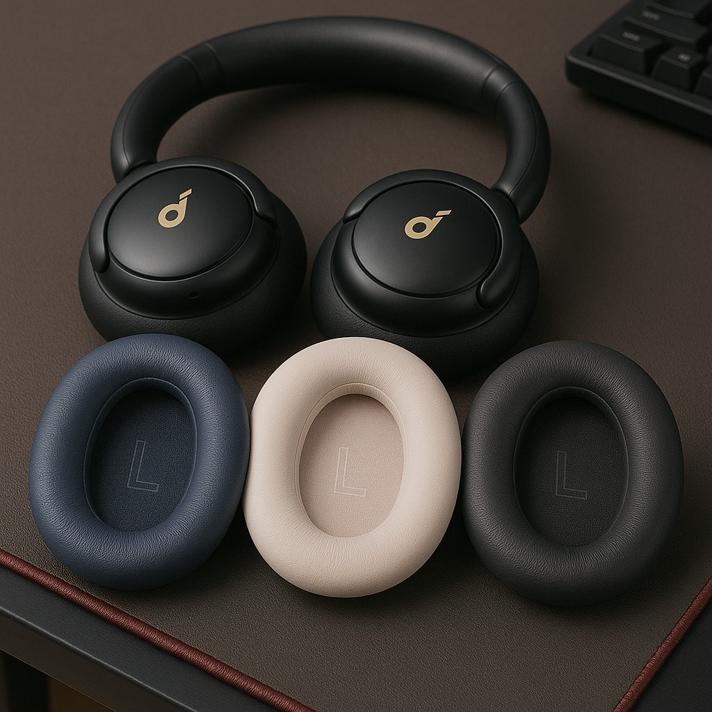 Imagem do Almofada De Couro Fone De Ouvido Anker Soundcore Life Q30 E Q10