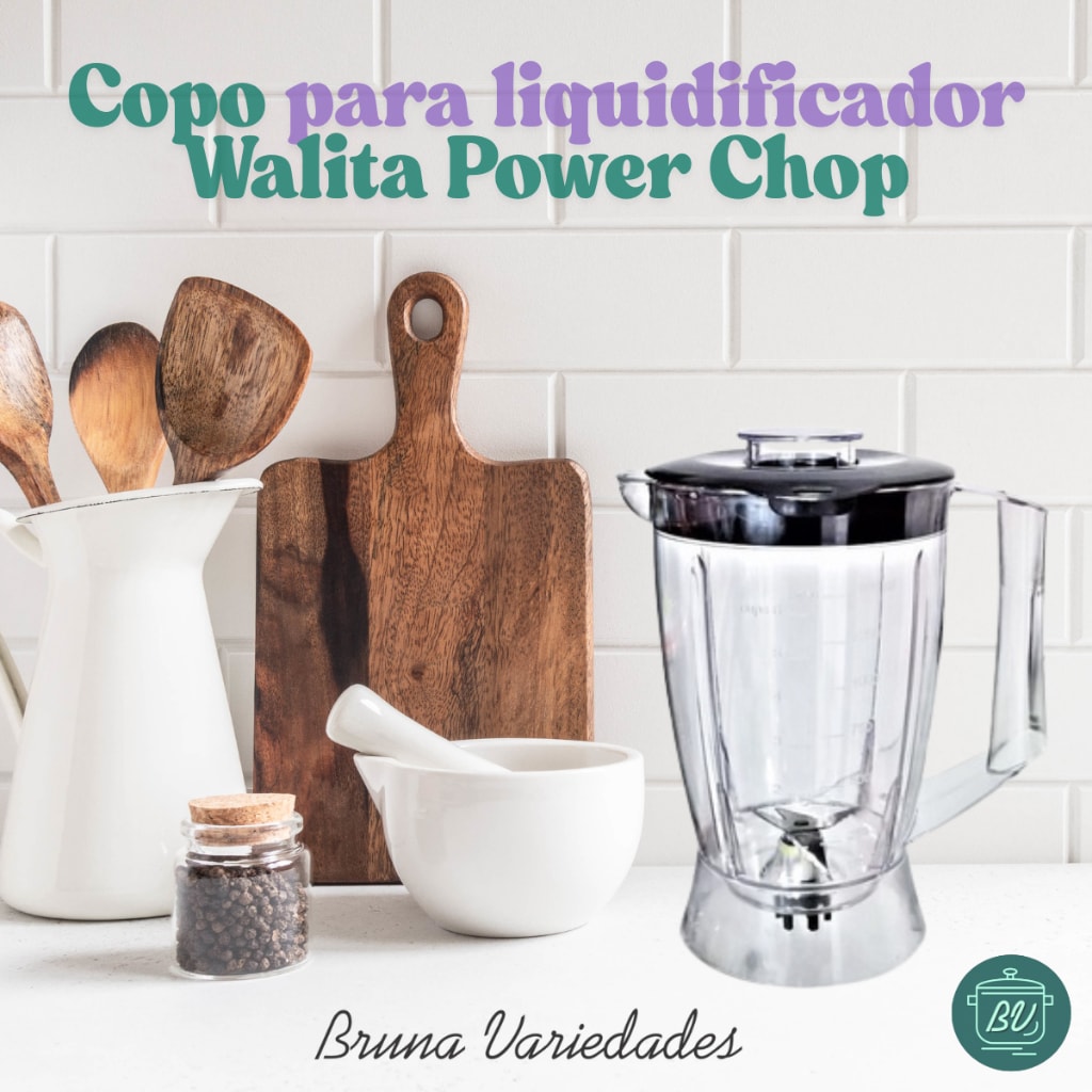 Imagem do Copo Para Liquidificador Walita Philips Multiprocessador Ri7625 Ri7630 Power Chop