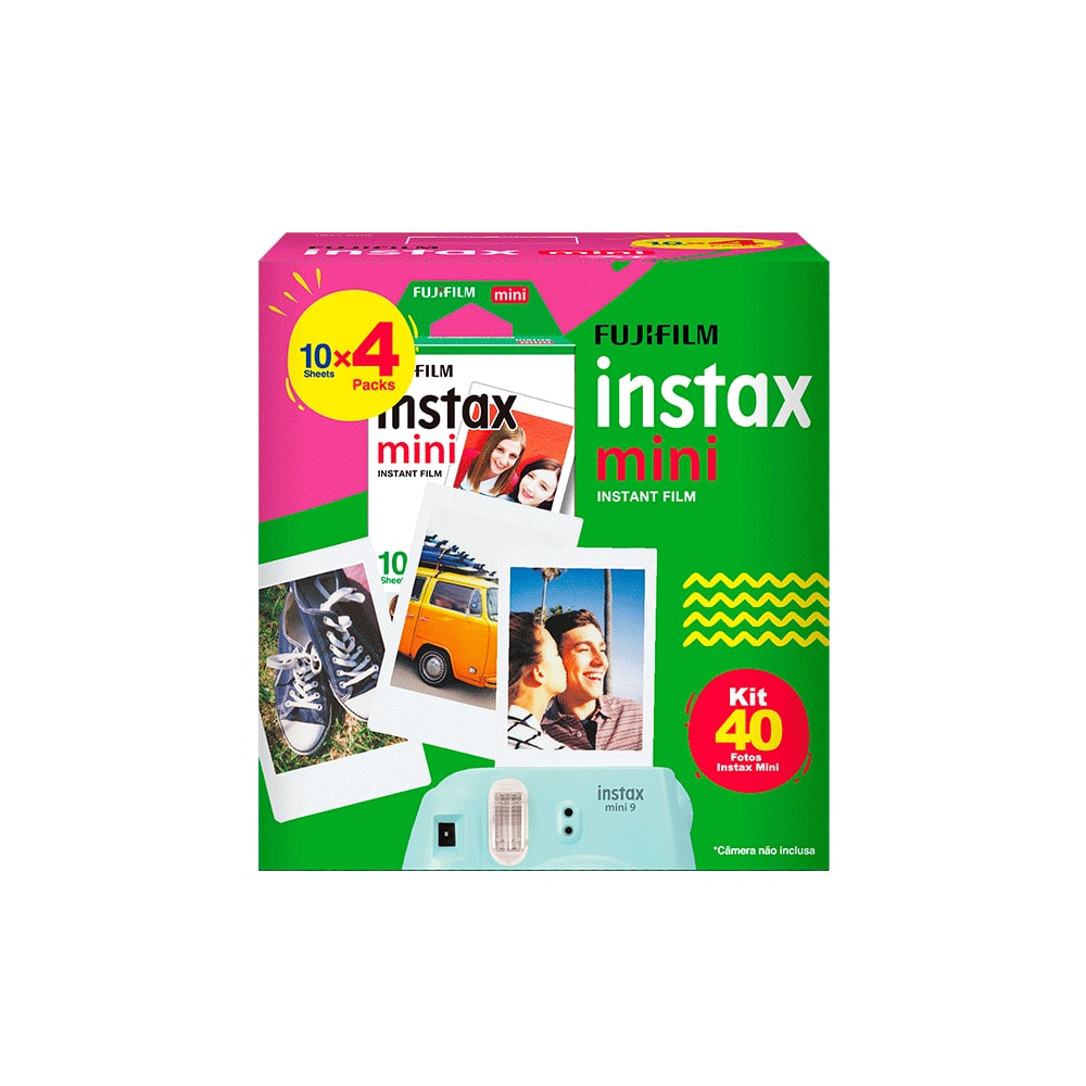 Imagem do Filme Fujifilm Instax Mini Branco 40 Fotos