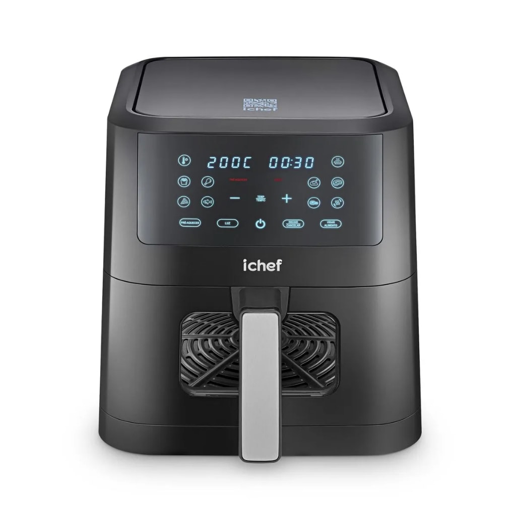 Imagem do Fritadeira Eletrica Airfryer Ichef Polishop Smart Vision 6l