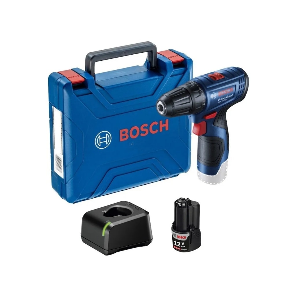 Imagem do Parafusadeira Furadeira Gsr 120 Li Com 2ah Carregador Bivolt E Maleta Bosch