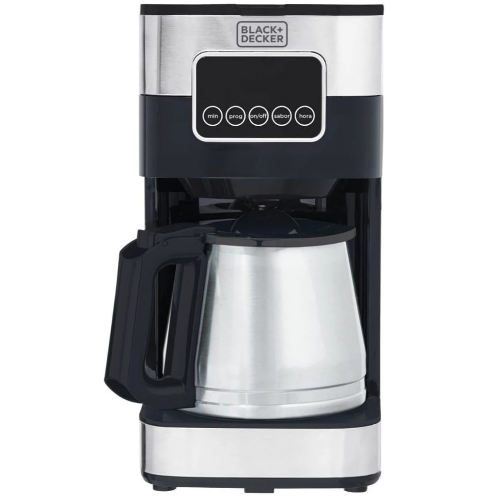 Imagem do Cafeteira Eletrica Programavel Black Decker Cm350g Preto Inox