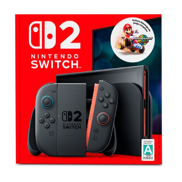 Imagem do Console Nintendo Switch 2 256gb Lcd Gray Mario Kart World Hkg