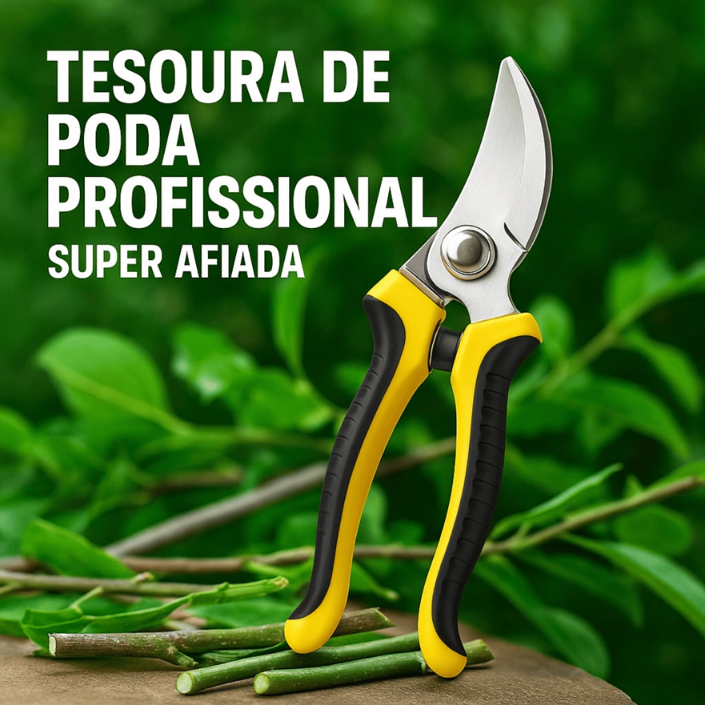 Imagem do Tesoura Poda Muda Profissional Super Afiada Para Jardinagem