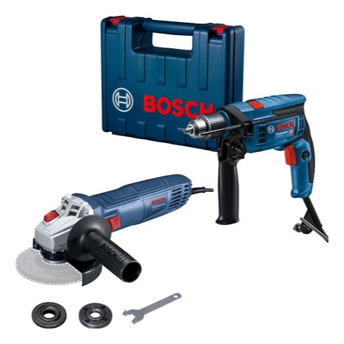 Imagem do Kit Bosch 127v Furadeira Impacto Gsb 13 Re 750w Esmerilhadeira Gws 700
