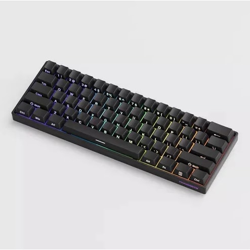 Imagem do Teclado Gamer Fun60 Pro Akko Monsgeek Rgb 8000hz Usb C Switch Magnetico Preto