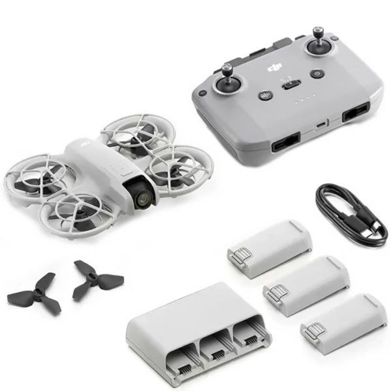 Imagem do Drone Dji Neo Fly More Combo Dn1a0626 Rc N3 Anatel 4k Com Gps Cinza Claro