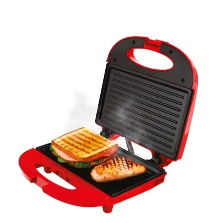 Imagem do Sanduicheira E Grill 2 Em 1 Cor Vermelho Kian Sanduicheira E Grill 127w