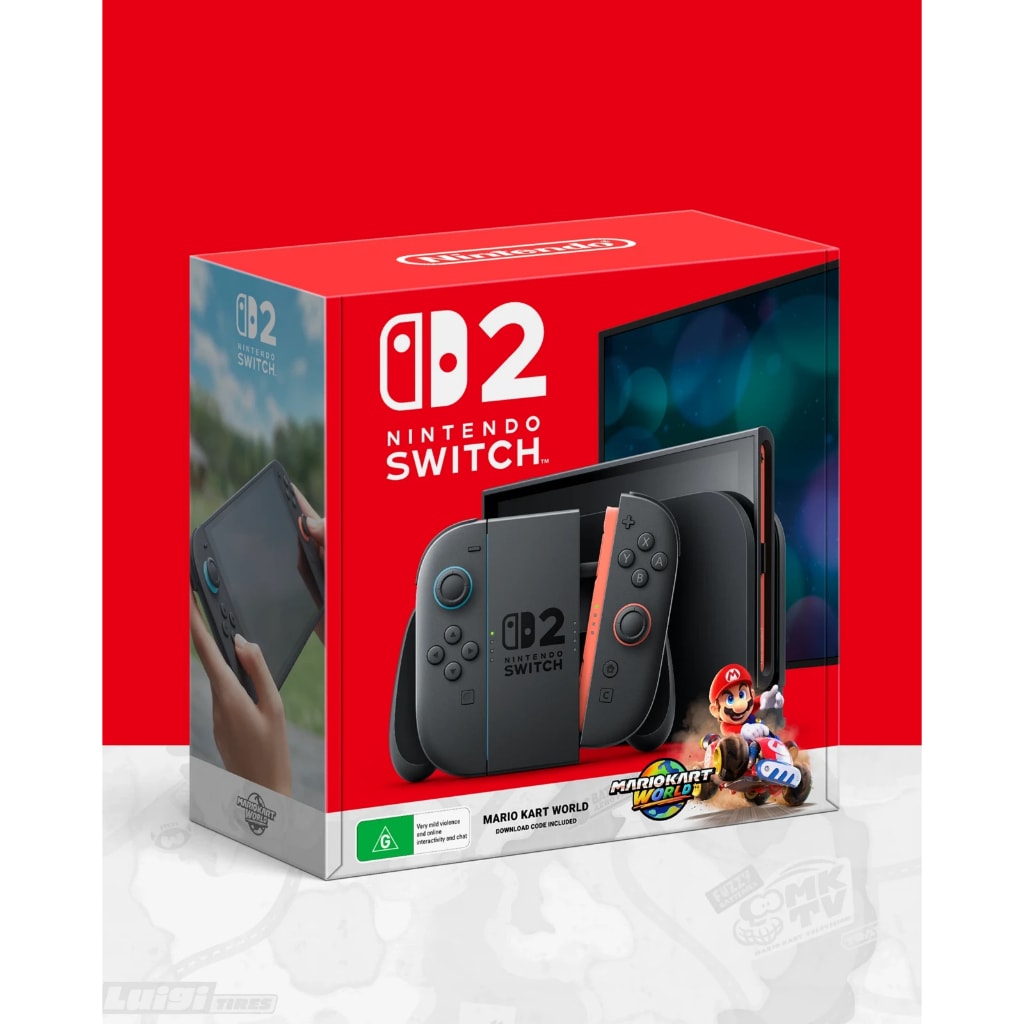 Imagem do Nintendo Switch 2 256gb Bundle Mario Kart World Lacrado