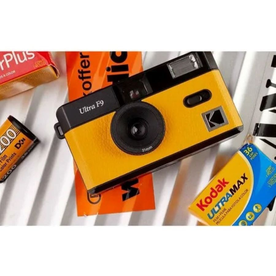Imagem do Camera Analogica Kodak Ultra F9 Reutilizavel 35mm Amarelo