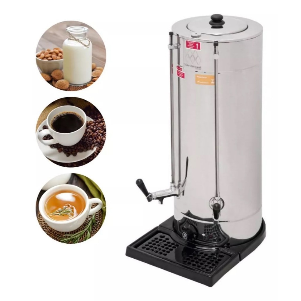 Imagem do Cafeteira Master Comercial Industrial Marchesoni Inox 6 Ou 8 Litros 1300w 120 Ou 220v