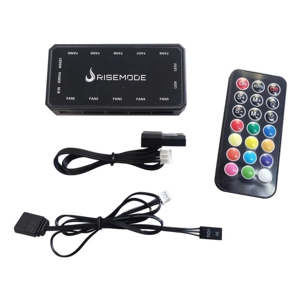 Imagem do Controladora A Rgb 6 Pinos Do Kit Fan Rise Mode Laser Energy