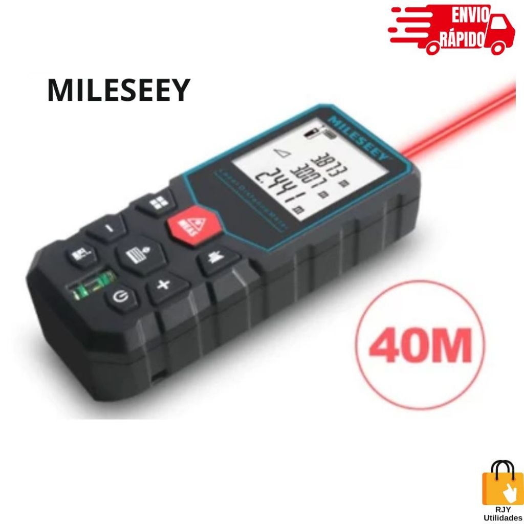 Imagem do Trena A Laser 40m Digital Medidor De Distancia Alta Precisao Profissional