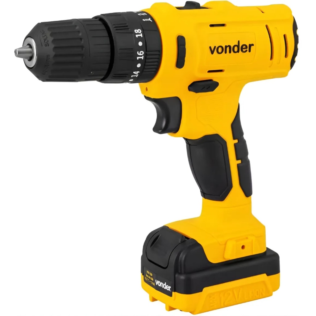 Imagem do Parafusadeira Furadeira 12v Bivolt Automatica Pfv 120 Vonder