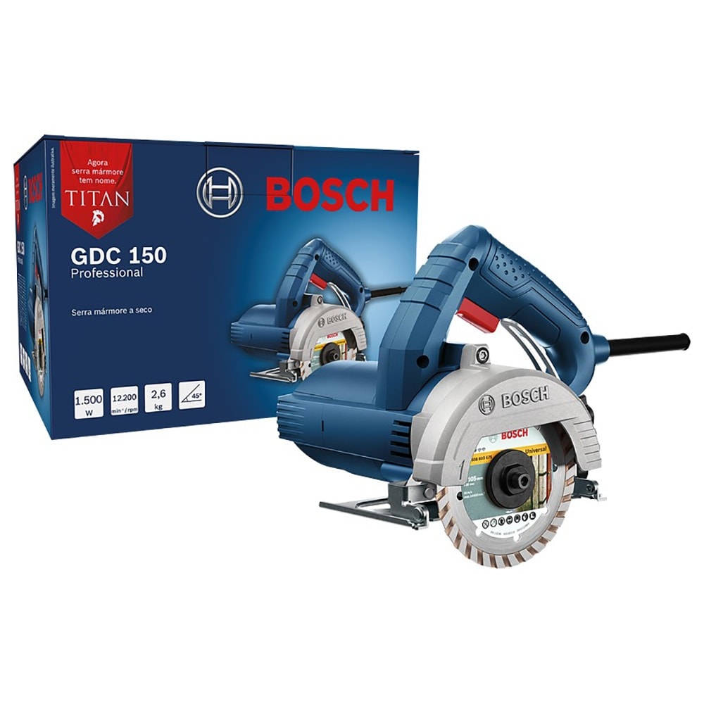 Imagem do Serra Marmore 5 Pol 125mm 45 Titan Gdc 150 1500w Bosch
