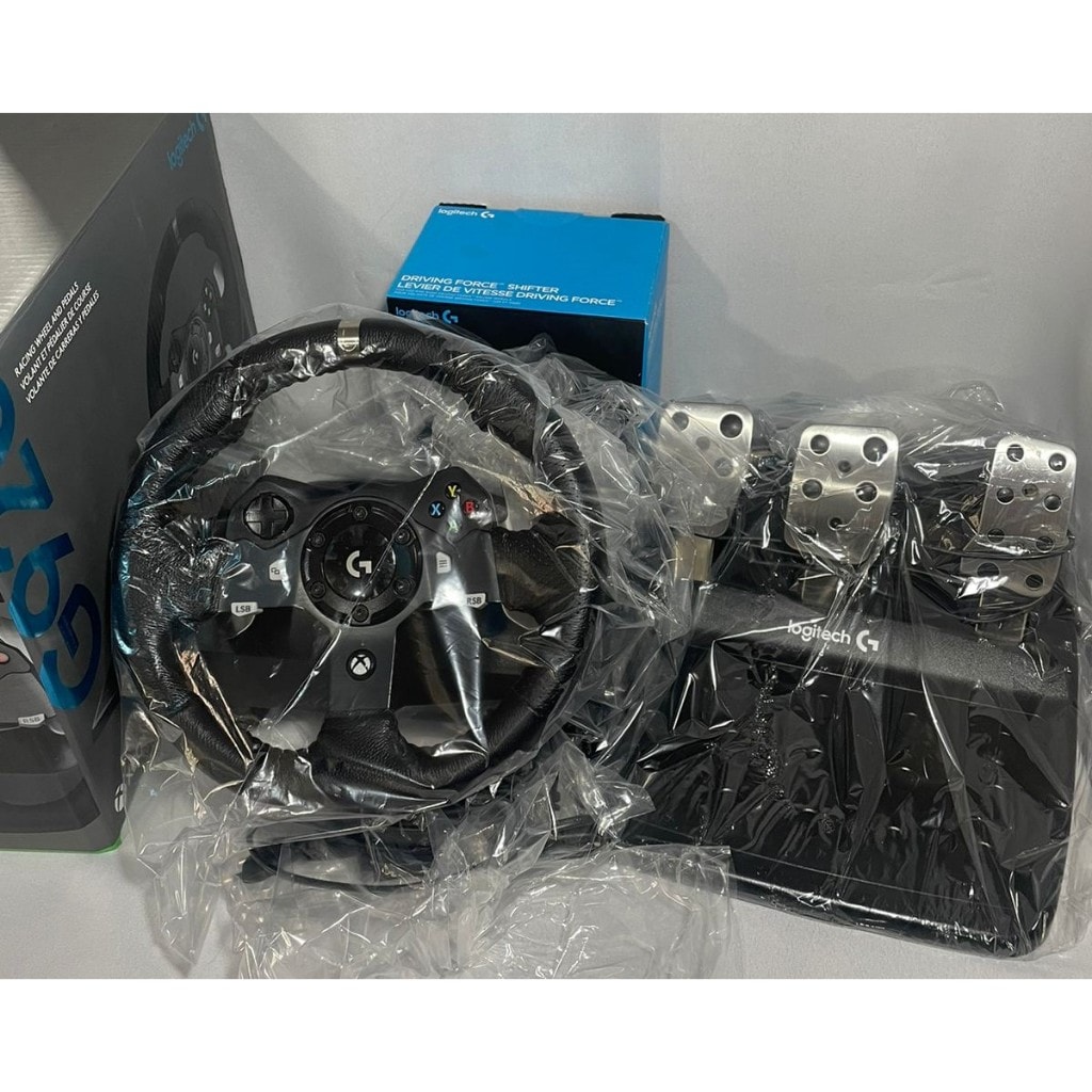 Imagem do Volante Logitech G920 Driving Force C C Cambio Pedal Xone Xs Pc Simulador Garantia Nota Fiscal