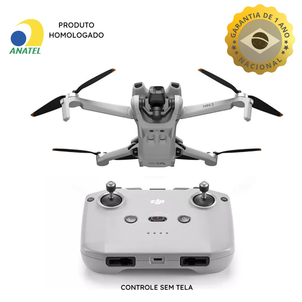Imagem do Drone Dji Mini 3 Standard Sem Tela Original Br Homologado Dji038