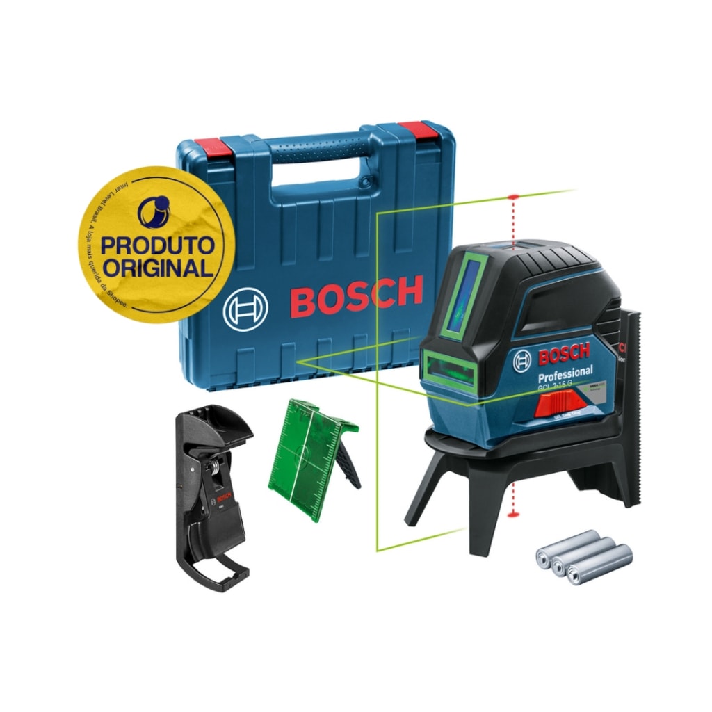 Imagem do Nivel Laser Verde Bosch Gcl 2 15 G 15m