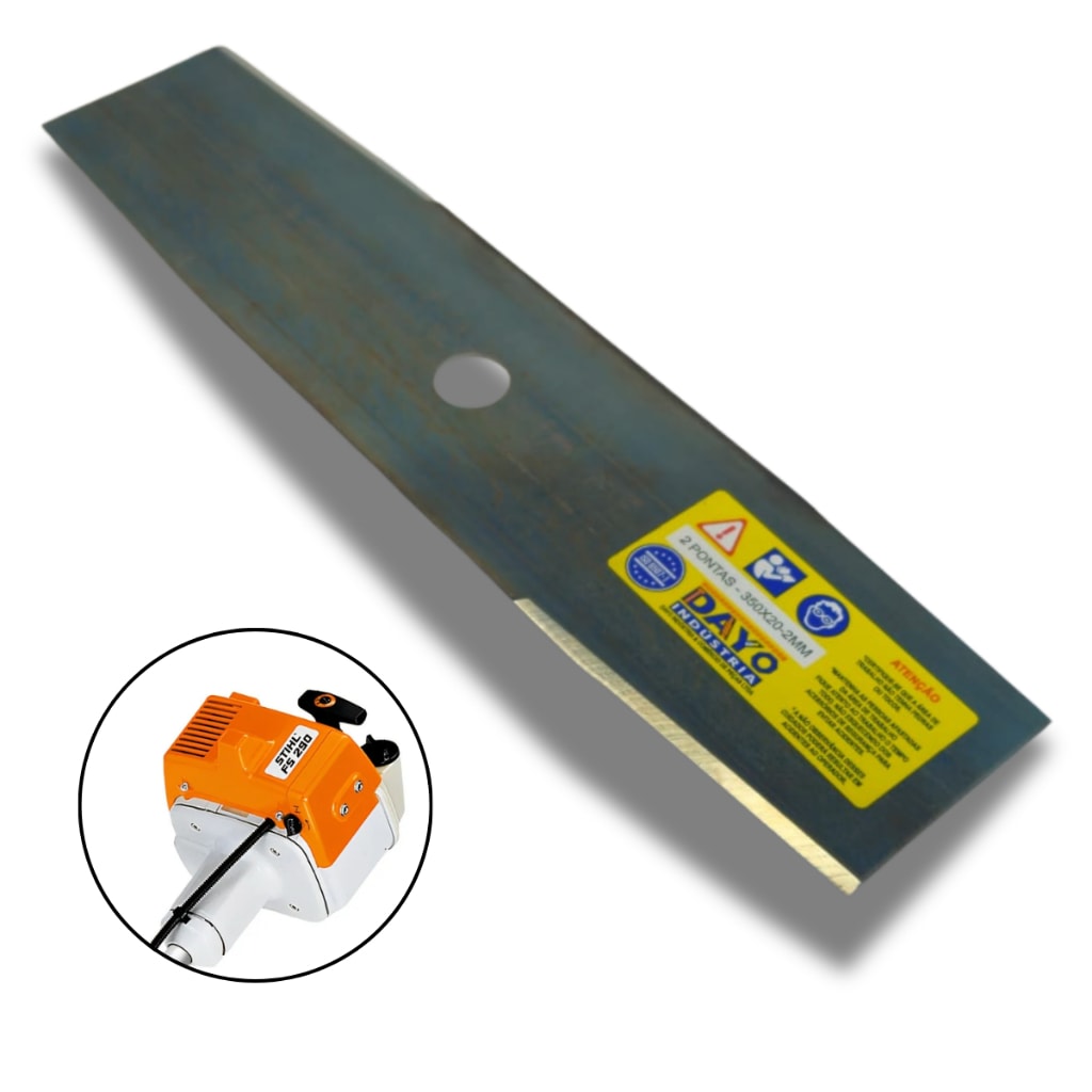 Imagem do Lamina Para Rocadeira 35cm Stihl Fs160 Fs220 Fs280 Fs290 Fs350