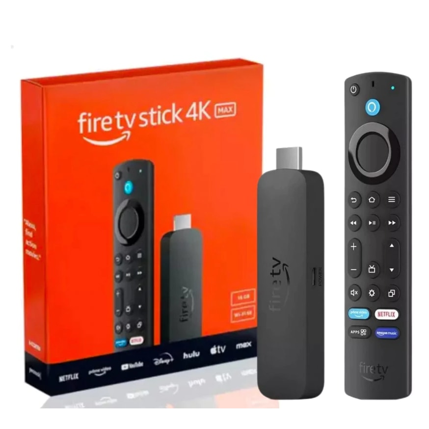 Imagem do Amazon Fire Tv Stick 4k Max 16gb Wi Fi 6 Ultra Rapido Streaming 4k Hdr Com Alexa Integrada