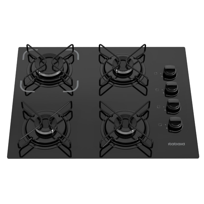 Imagem do Cooktop Itatiaia 4 Bocas Essencial Preto