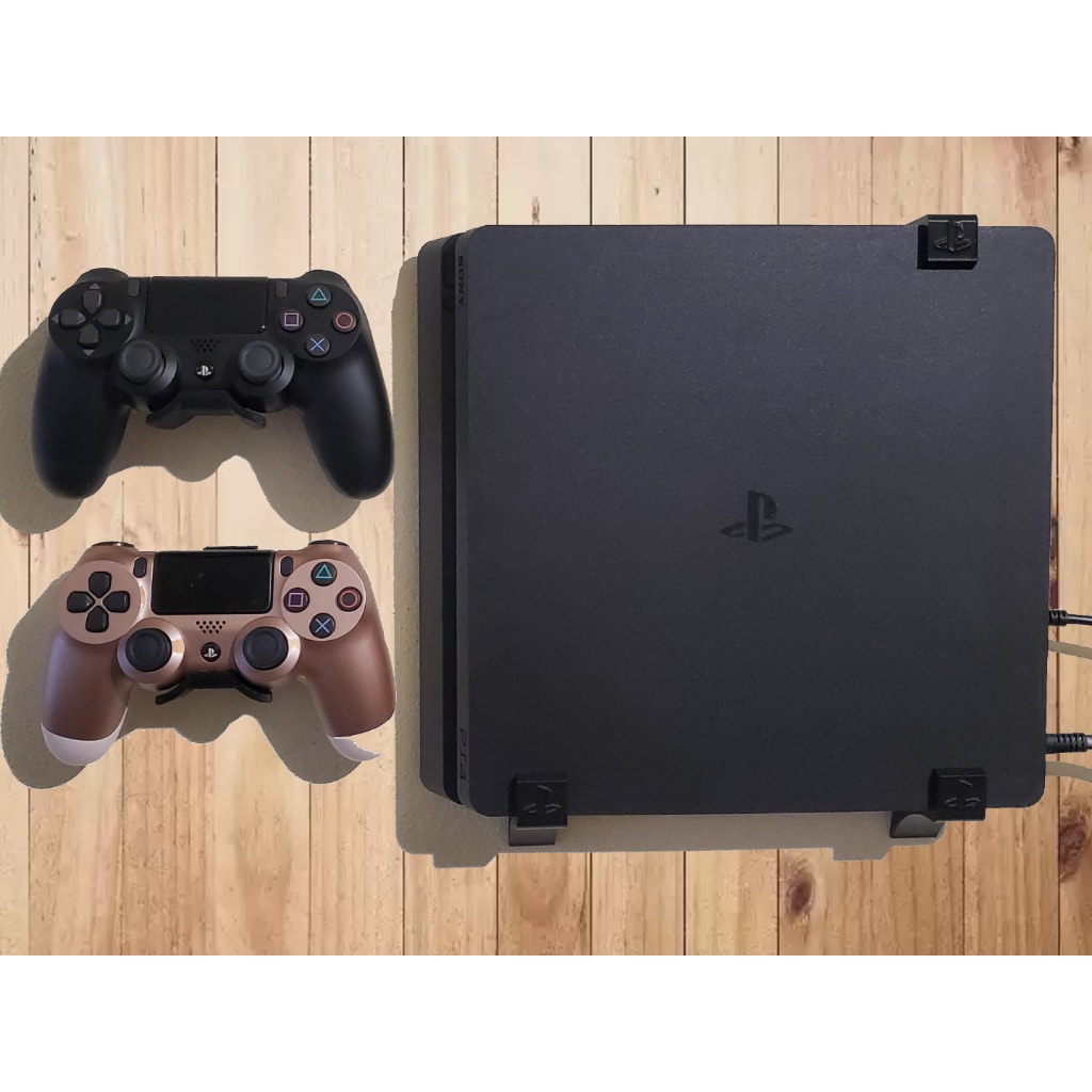 Imagem do Suporte De Parede Para Ps4 Slim 3d