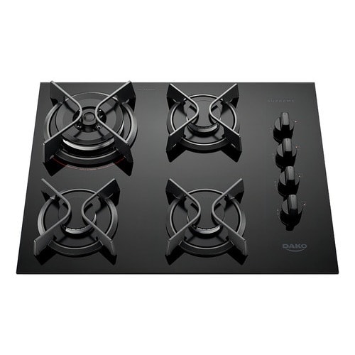 Imagem do Cooktop Dako 4 Bocas A Gas Supreme Preto