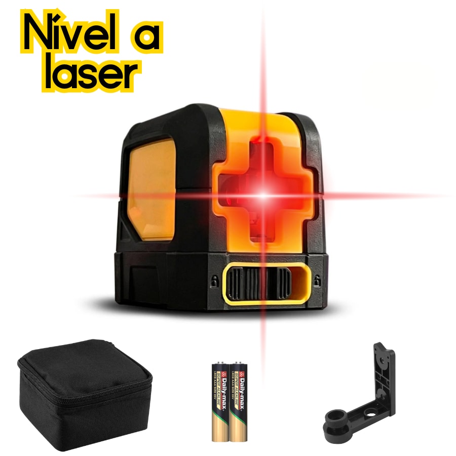 Imagem do Nivel A Laser Com 2 Linhas Cruz Automatica Portatil Precisao Profissional