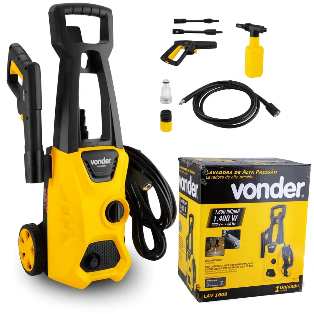 Imagem do Lavadora De Alta Pressao Lav 1600 220v 1400w Vonder