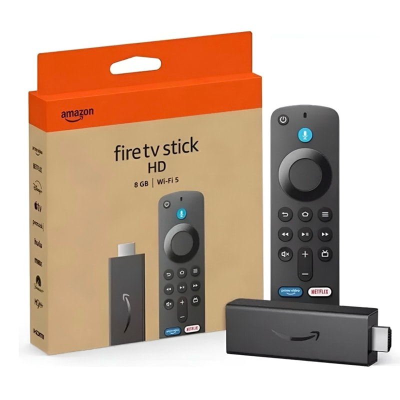 Imagem do Amazon Fire Stick Tv Full Hd 3 Geracao Alexa Comando De Voz Original