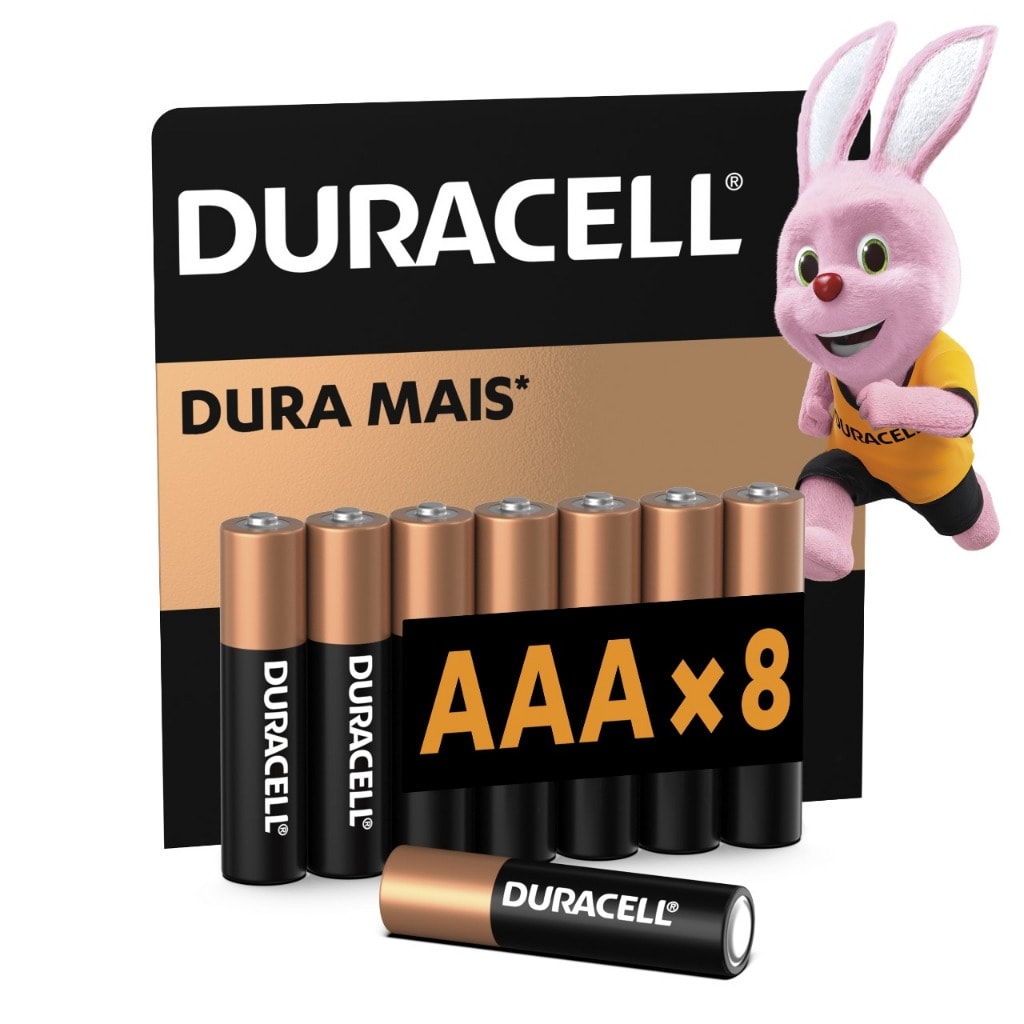 Imagem do Pilha Alcalina Aaa Duracell 8 Unidades