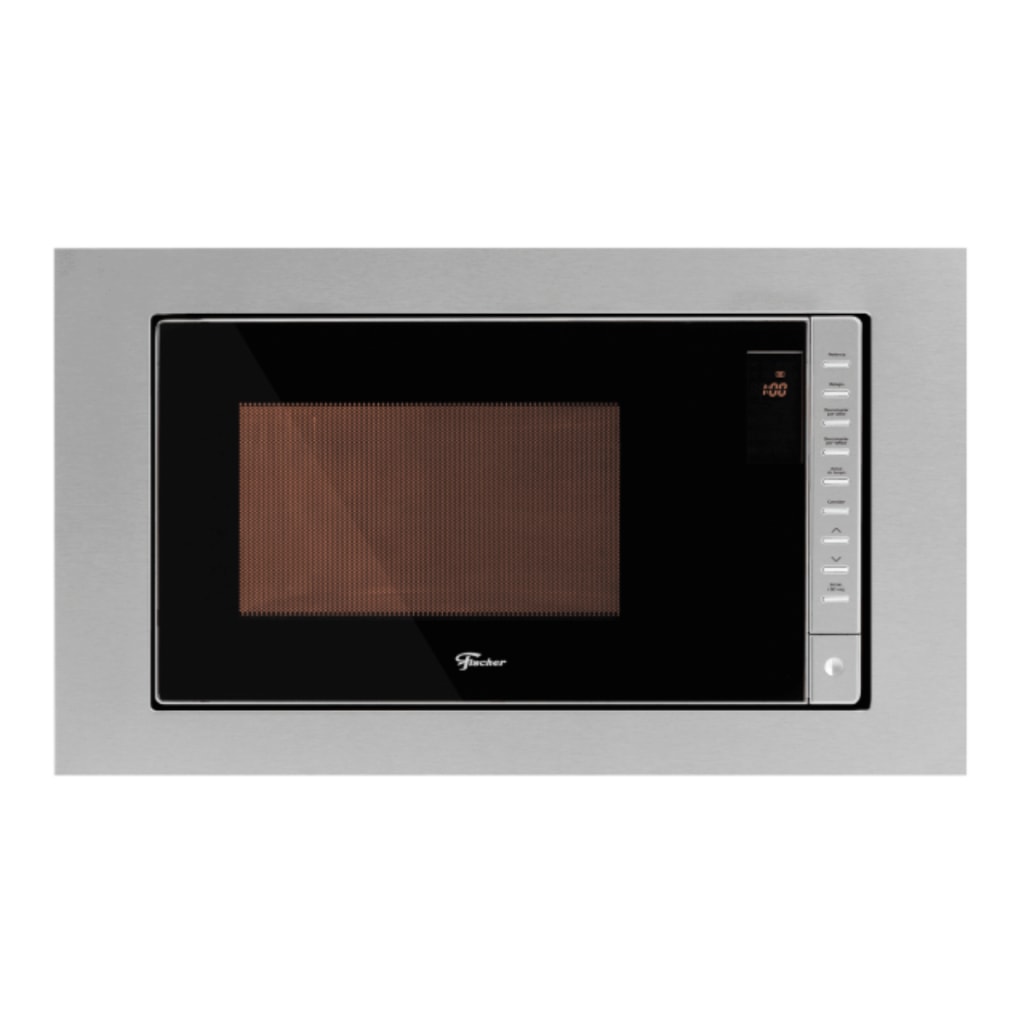 Imagem do Micro Ondas De Embutir Fischer Fit Line 25l Inox Com Funcao Descongelar