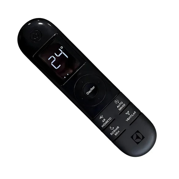 Imagem do Controle Ar Split Inverter Electrolux Color Adapt Com Wifi Cor Preto