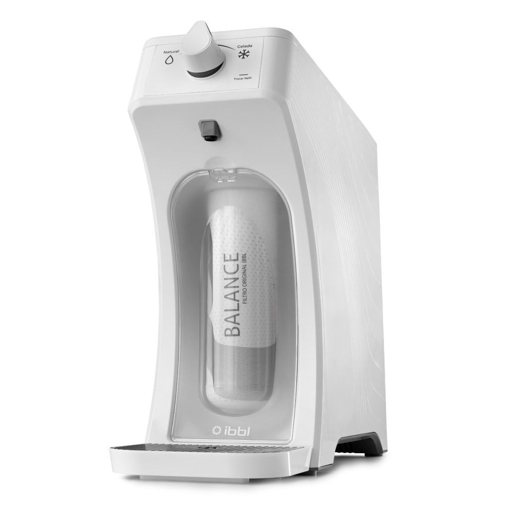 Imagem do Purificador De Agua Gelada Fria E Natural Eletronico Ibbl E Due Equilibrium Branco