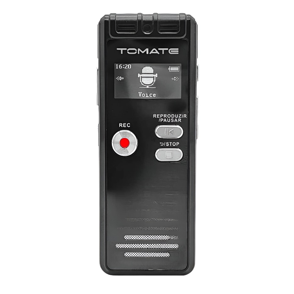 Imagem do Gravador De Voz Digital Mt 559 Tomate Gravador De Voz 8gb Audio Musica Voz Lcd