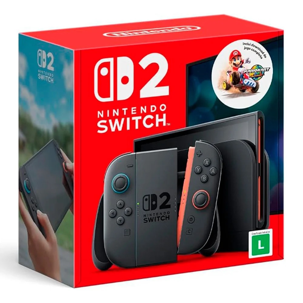 Imagem do Nintendo Switch 2 256gb C Jogo Mario Kart World