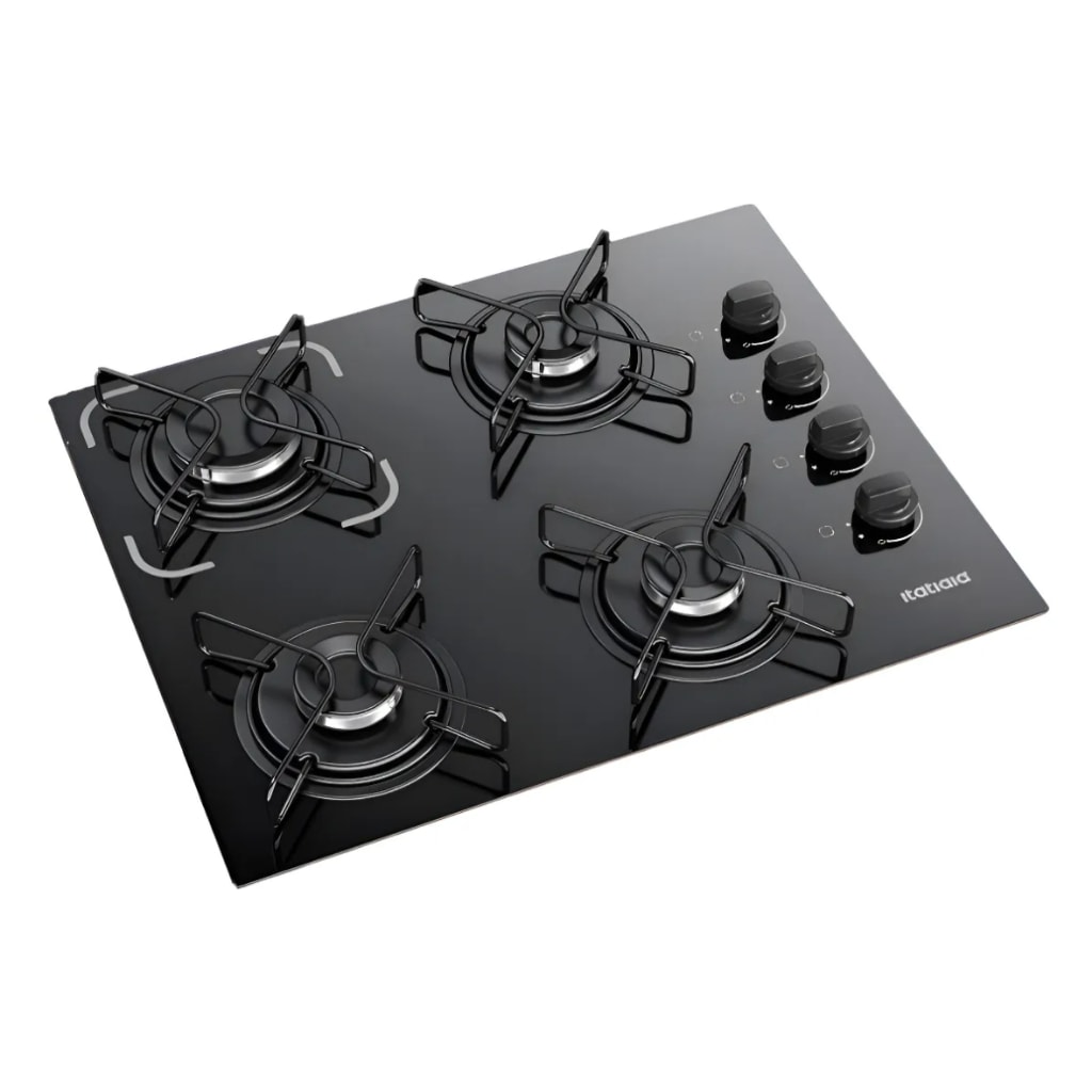 Imagem do Cooktop Itatiaia Essencial 4 Bocas Bivolt Preto