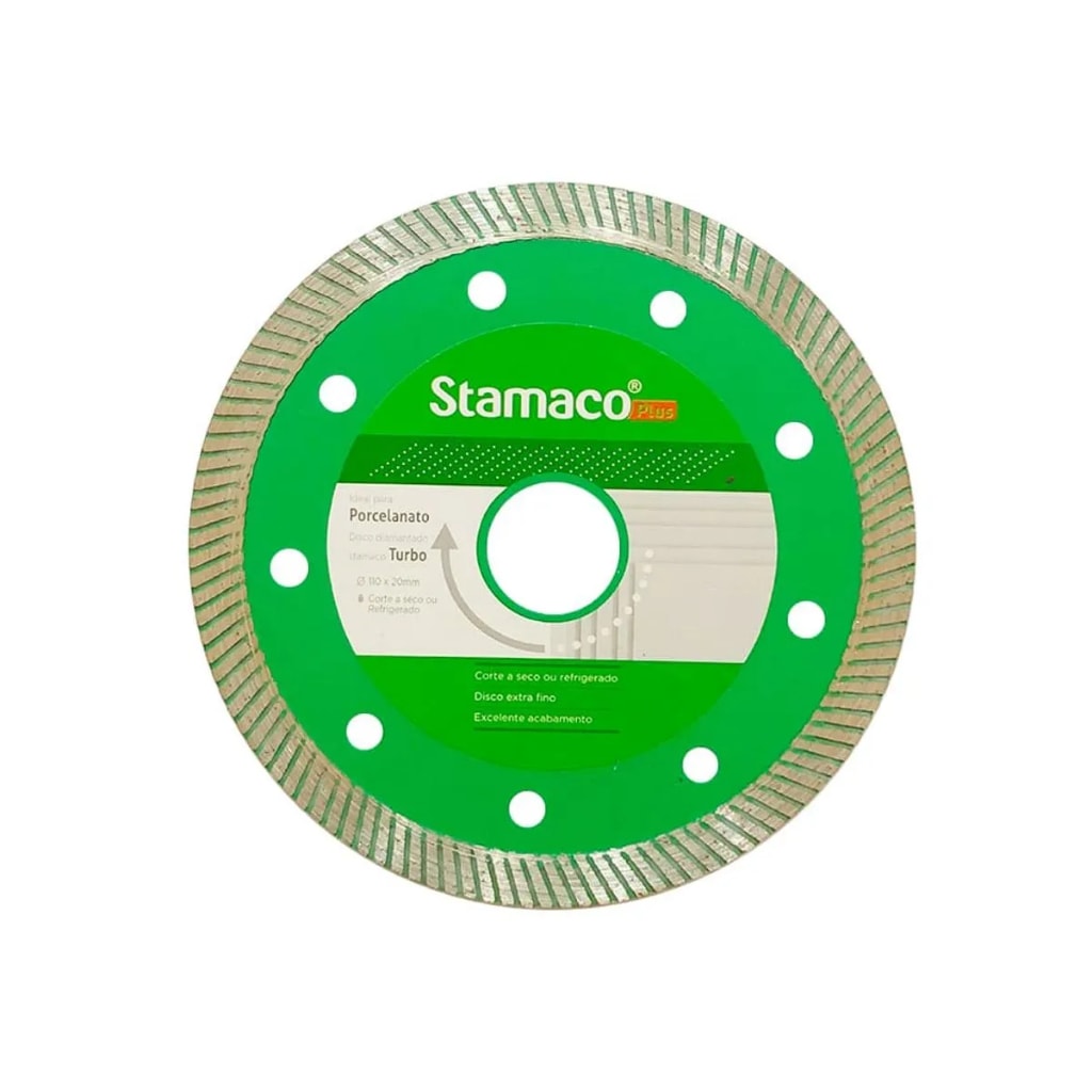 Imagem do Disco Diamantado Turbo Para Porcelanato 4 3 8 110x20mm 2734 Stamaco