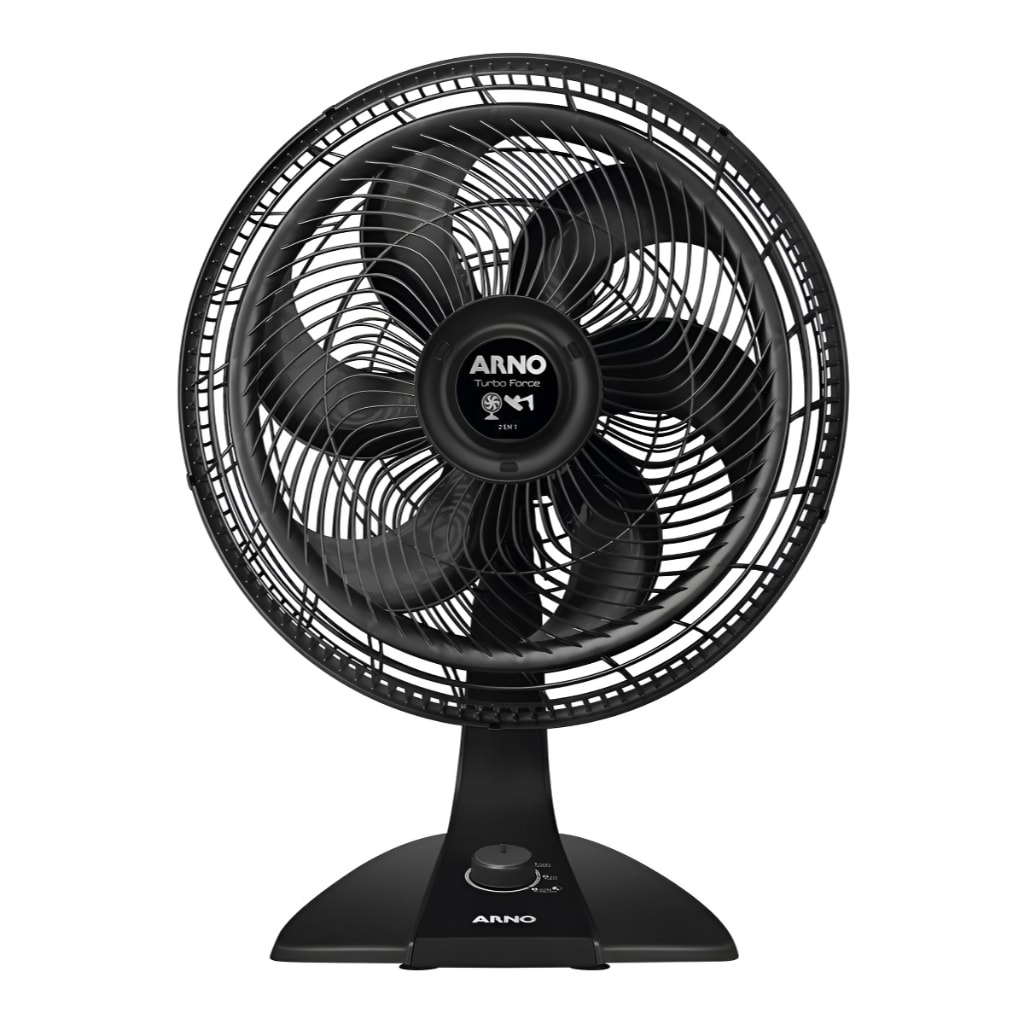 Imagem do Ventilador Arno Turbo Force 2 Em 1 Preto Vf42