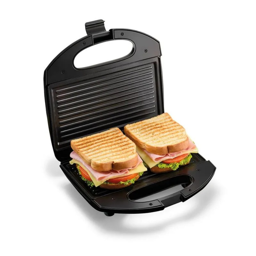 Imagem do Sanduicheira Grill 2 Em 1 Elgin Brunch Time 800w Antiaderente 220v