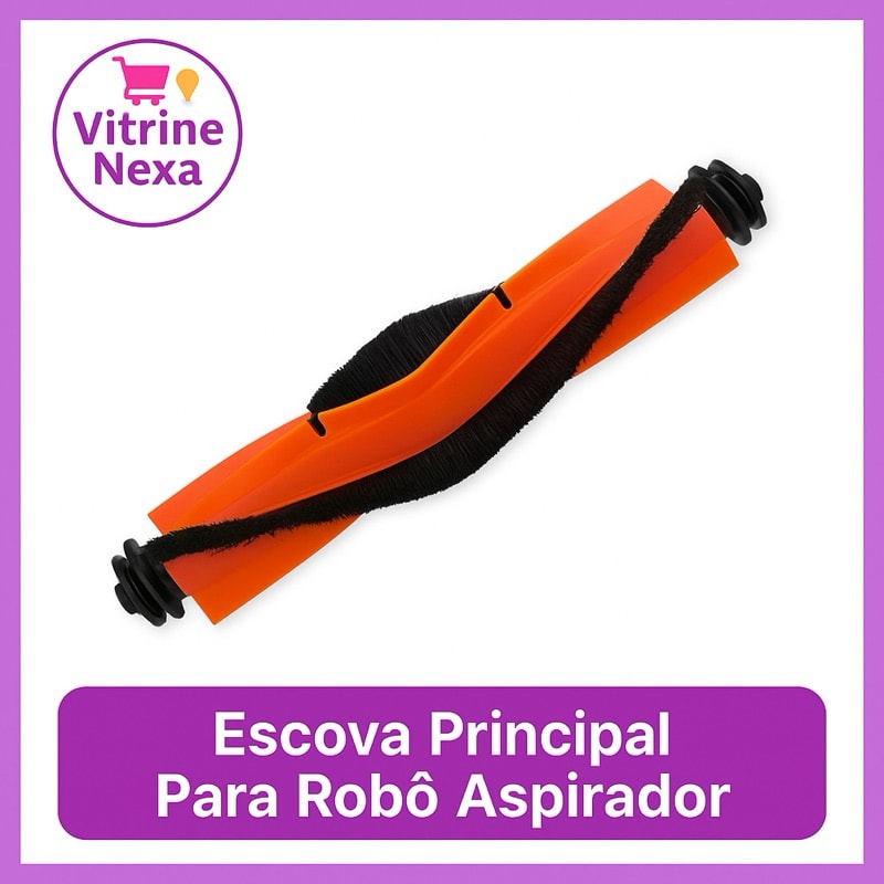 Imagem do Escova Central Robo Aspirador Xiaomi Modelo Compativel Compativel Com Aspirador Robo Xiaomi X20 Pro D102gl
