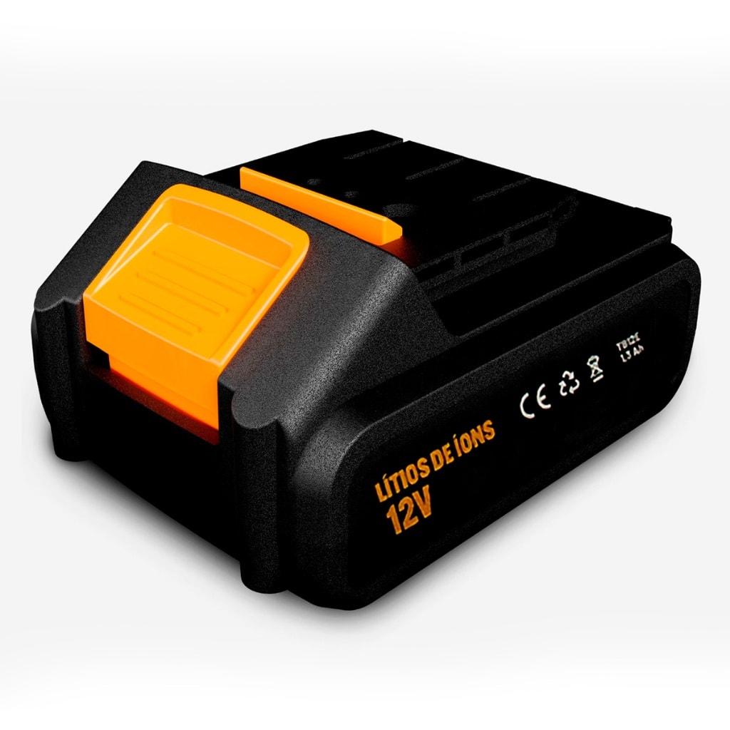 Imagem do Bateria Recarregavel De Litio Para Parafusadeira Tb 12e Bateria 12v 1300mah The Black Tools