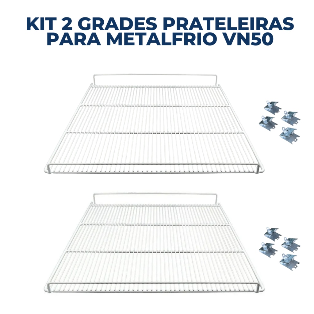 Imagem do Kit 2 Grades Prateleira Para Metalfrio Vn50