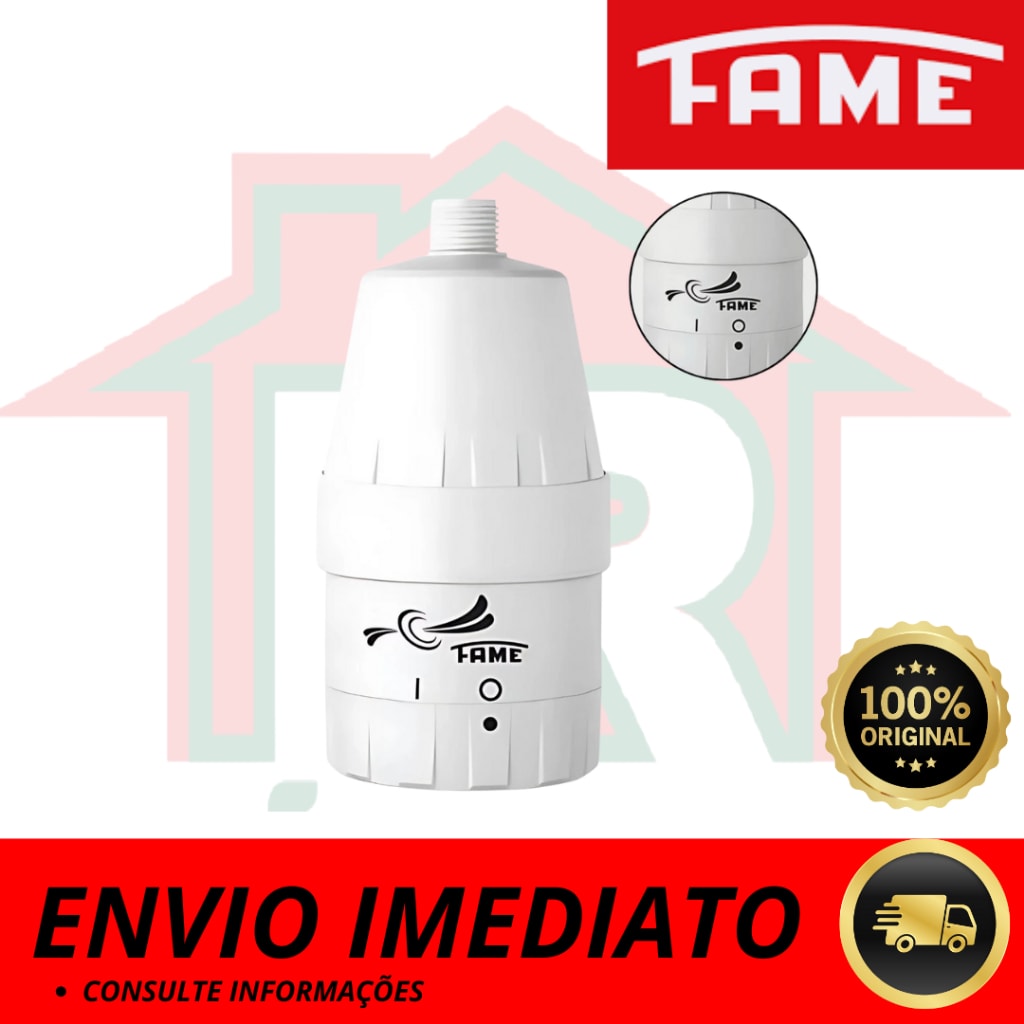 Imagem do Aquecedor Eletrico Para Pia E Lavatorio Fame Branco 5400w 220v