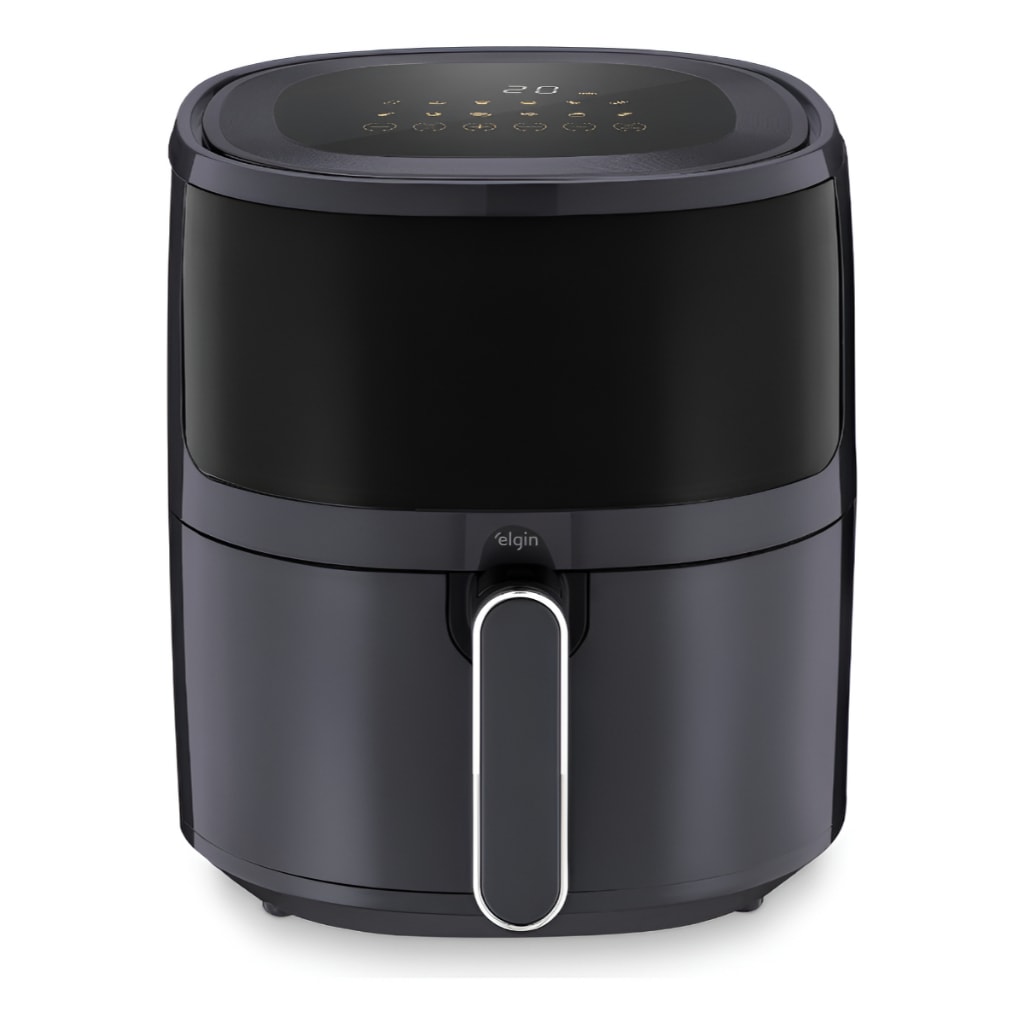 Imagem do Fritadeira Eletrica Visio Fry Elgin 5l 1700w Air Fryer Digital Cinza