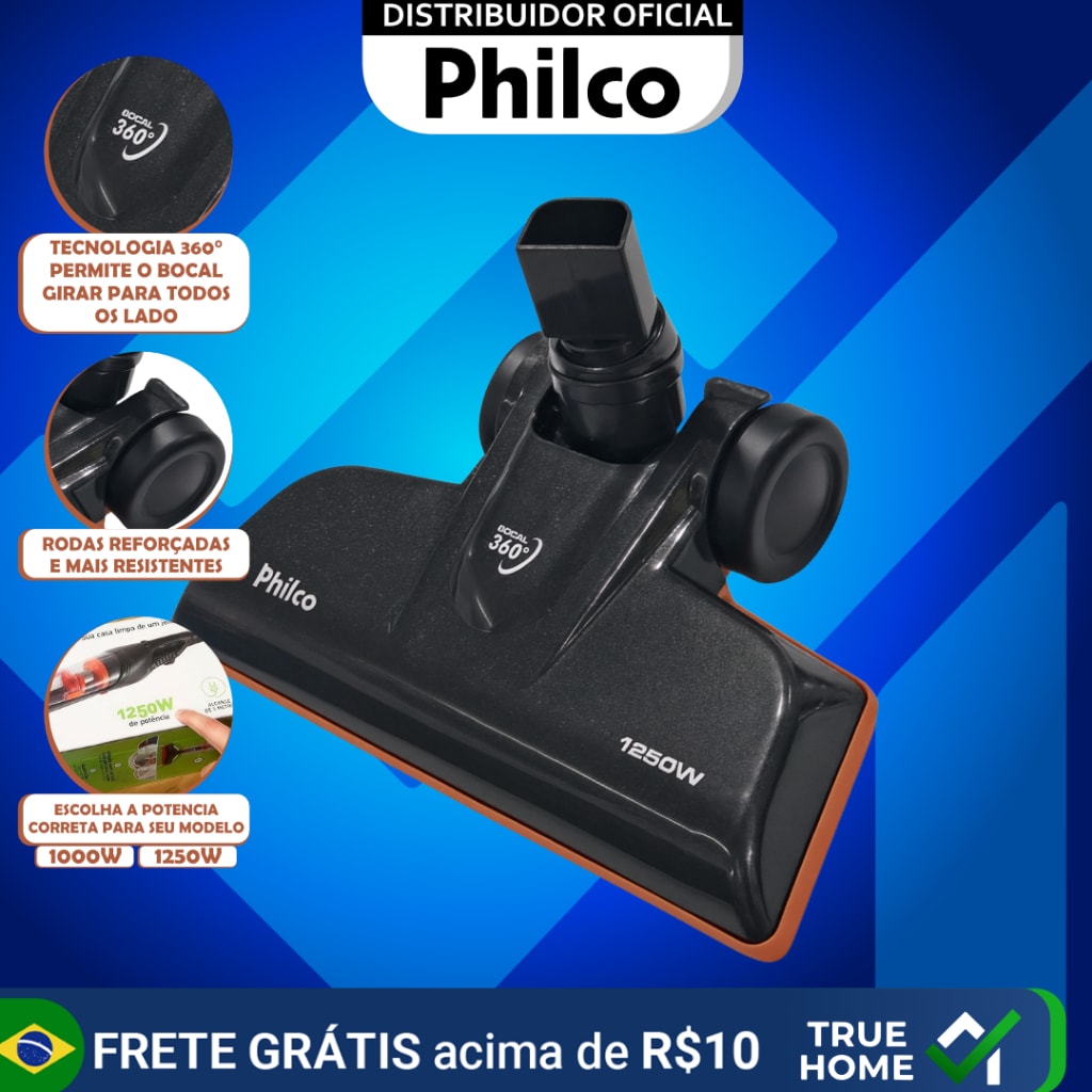 Imagem do Bocal De Piso Original Ciclone Force Pas06 Acessorio Aspirador De Po Philco 1250w E 1000w
